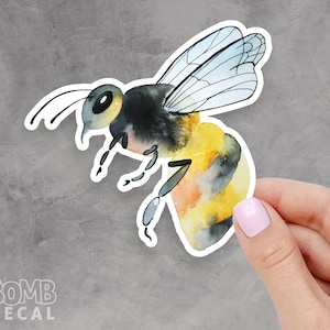 Bee Sticker, Save the Bees Sticker, Insect Sticker, Honey Sticker, Bumblebee Sticker, Honeybee Sticker, Cute Bee Laptop Sticker,Ipad Sticker