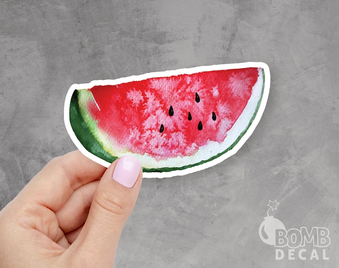 Sticker Watermelon Watermelon Sticker, Fruit Sticker, Food Sticker, Health Sticker, Summer ...