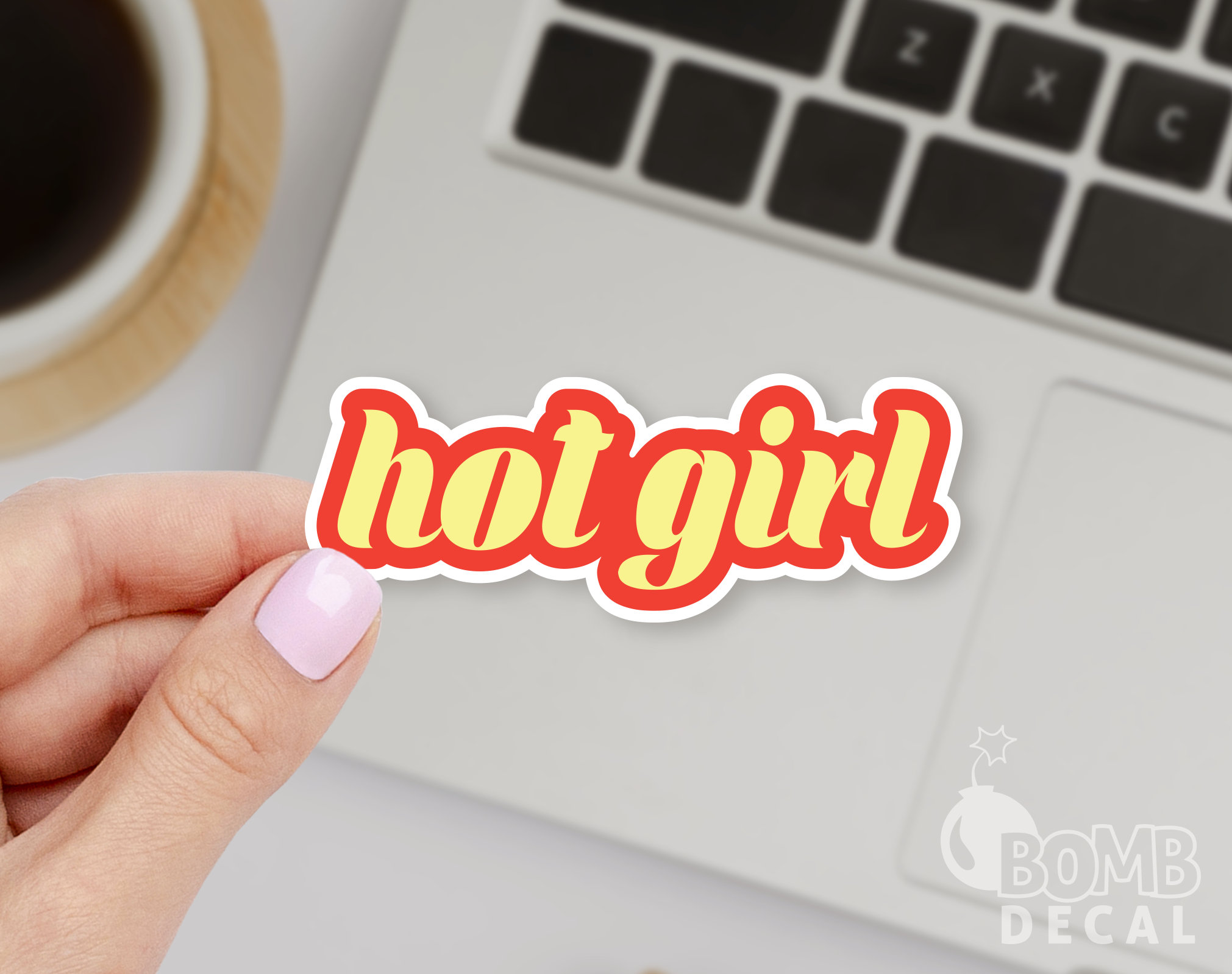 Hot Girl Sticker, Hot Sticker, Girl Sticker, Chick Sticker, Female ...