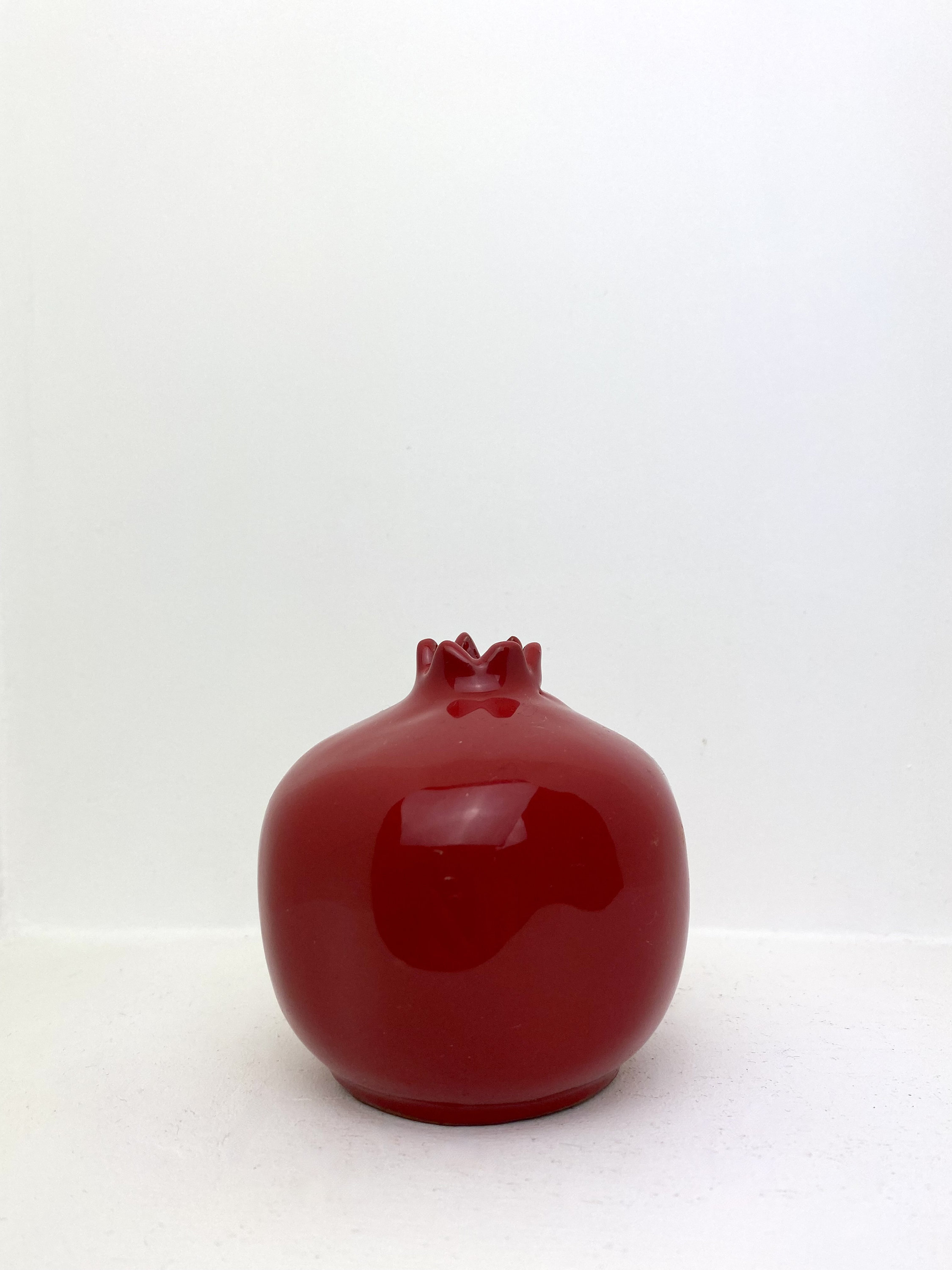 Grenade en Céramique, Grenade Rouge, Talisman, Céramique Faite à La Main, Décoration de Fruits, Inté