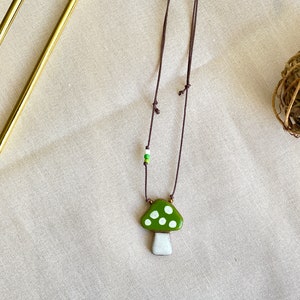 Mushroom choker Necklace FINAL SALE main image 0