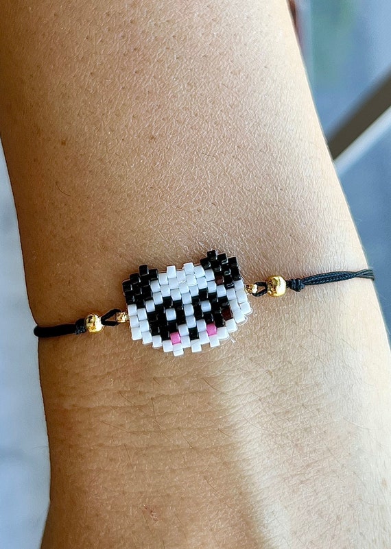 Panda Charm with Hot Pink Jade Beads Charity Bracelet – HELP by TJ