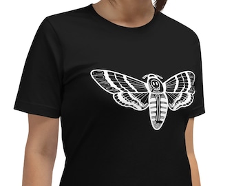 Death Moth Print Tee (Unisex)