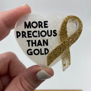 More Precious Than Gold Badge Reel