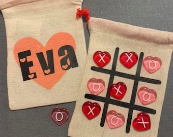 Personalized Valentine's Day Tic Tac Toe