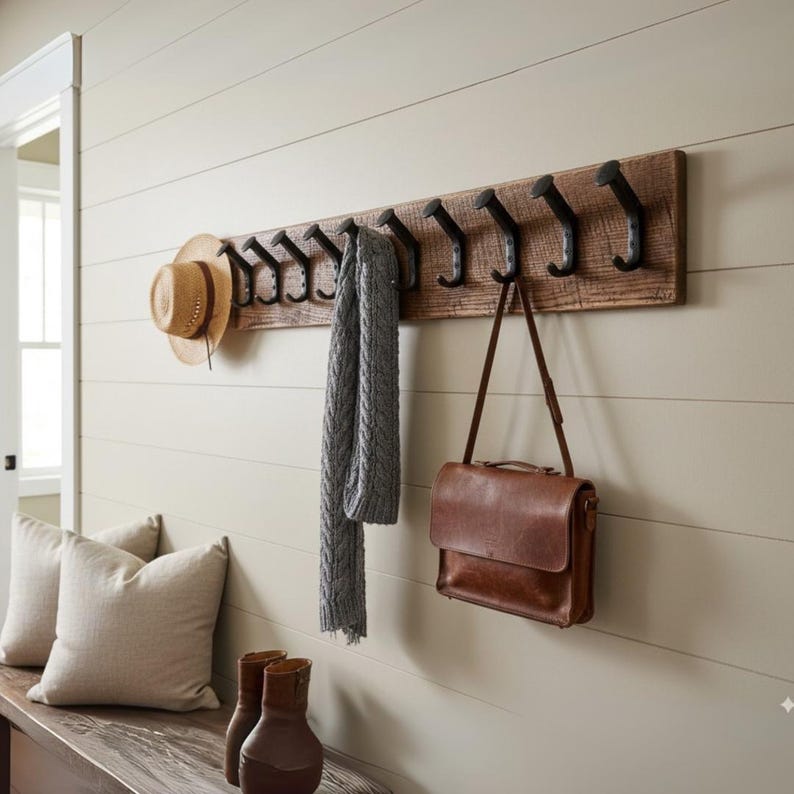 Reclaimed Wood Coat Rack