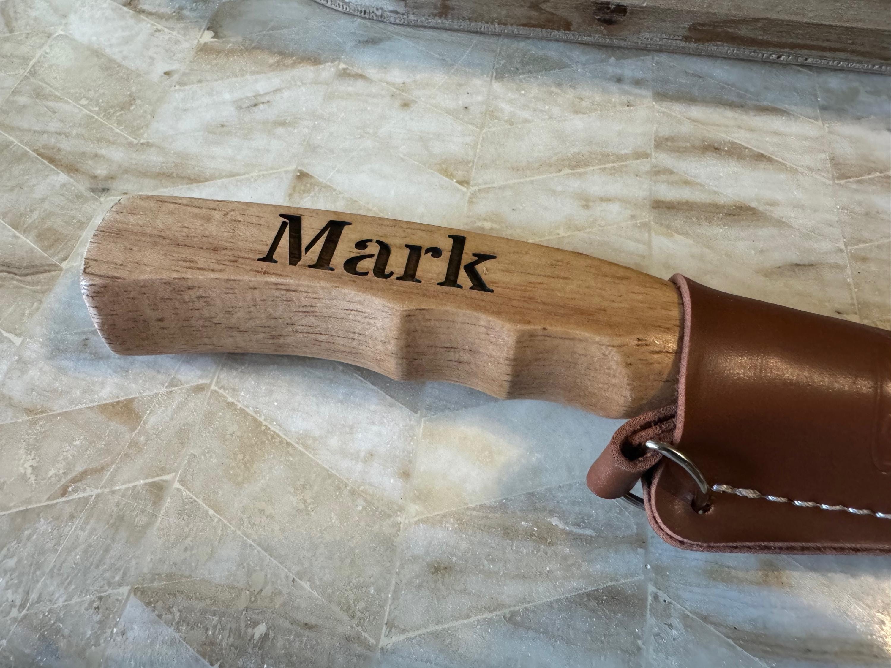 Personalized Fish Filet Knife, Custom Engraved Fisherman Knife, Leather Sheath included, Gift for Husband, Gift for Dad, Custom Hunter Knife