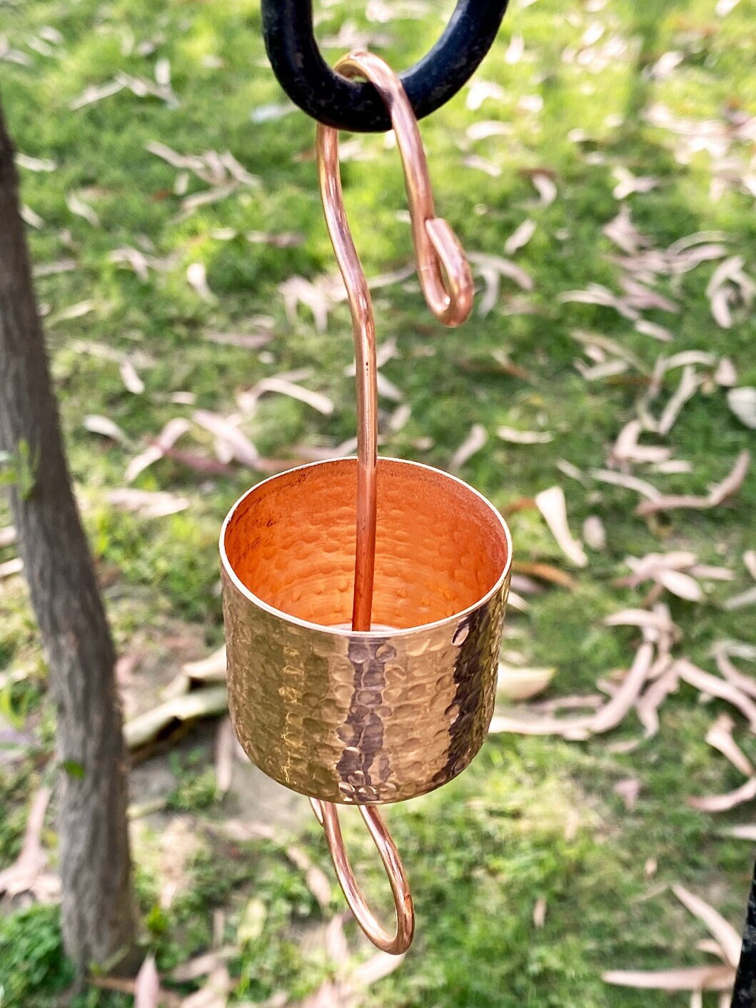 Ant Moat for Hummingbird Feeders Hammered Copper Moats Get Etsy