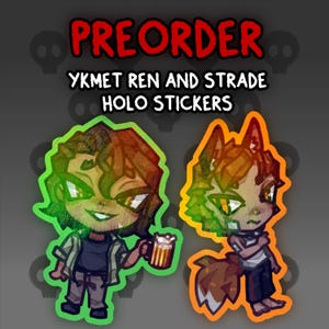 IN STOCK Ren Hana Strade | Glossy Holographic Vinyl Sticker | btd YKMET