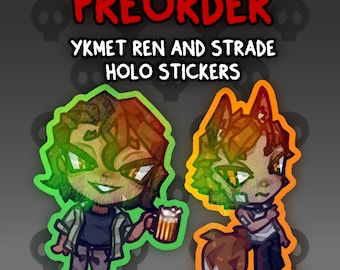 IN STOCK Ren Hana Strade | Glossy Holographic Vinyl Sticker | btd YKMET