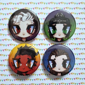 Gate Button Badges | Video Game