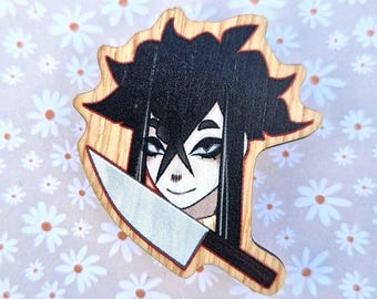 Akano Hiroshima | 1.5 inch Wooden Pin | The Diner