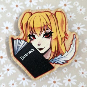 Notizbuch Mädchen | 1,5 Zoll Holzstift | Tod Anime
