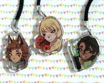 Ren Hana Lawrence Oleander Strade | 1.5 inch Phone Charm | BTD YKMET