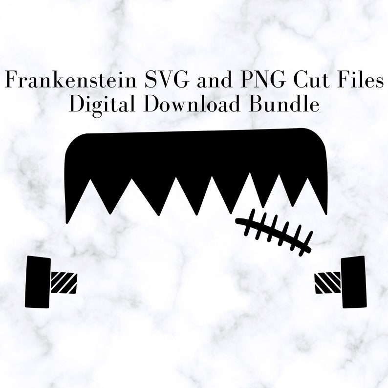 Frankenstein SVG and PNG Cut Files, Digital Download Bundle - Etsy