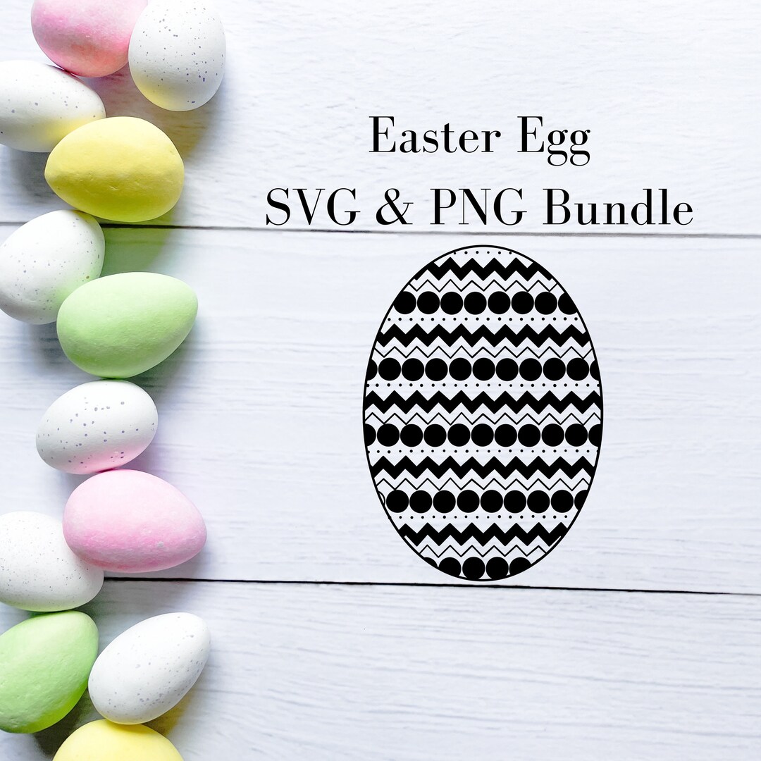 Easter Egg, SVG and PNG Bundle, Digital Download - Etsy