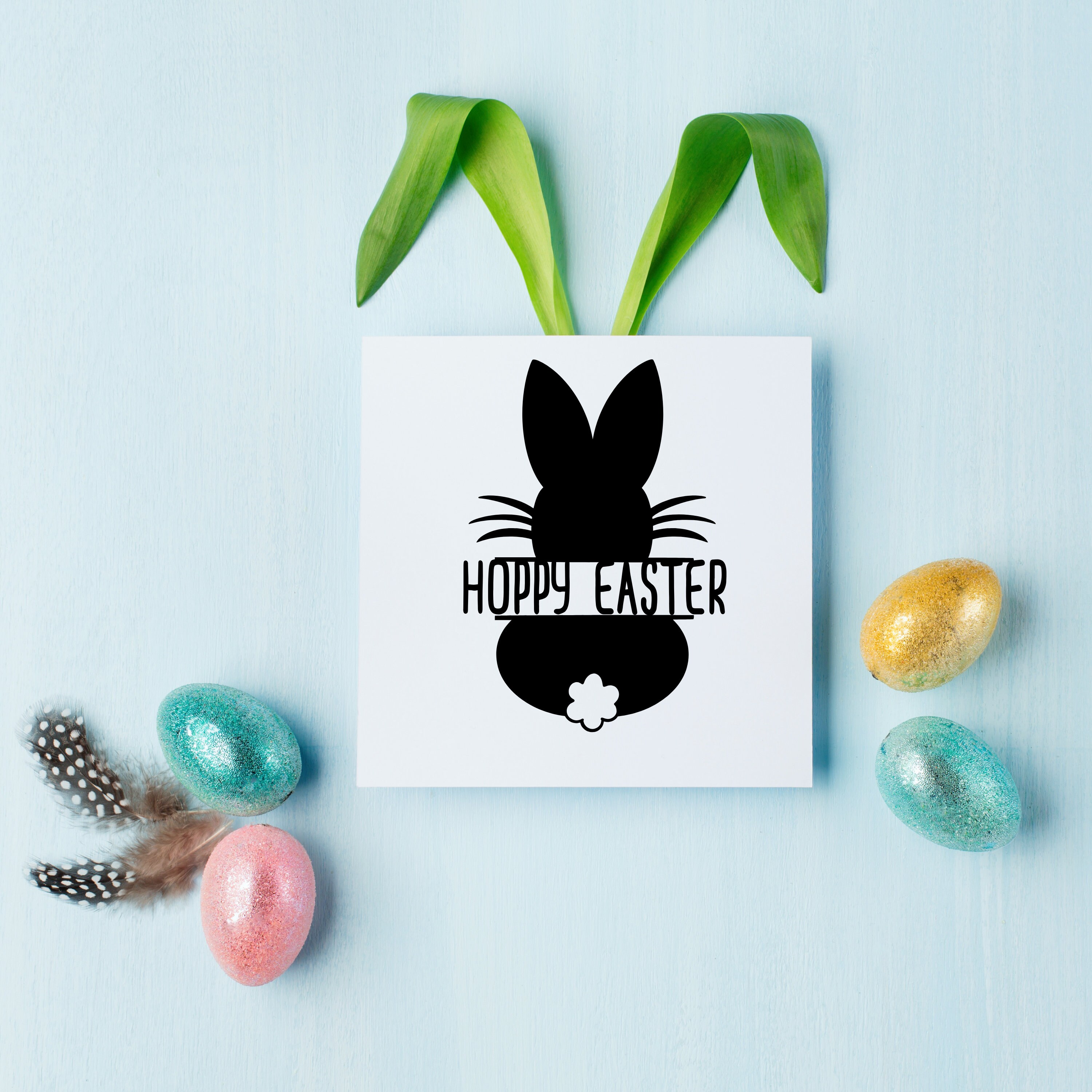 Easter Bunny Cutout SVG and PNG Bundle, Digital Download - Etsy