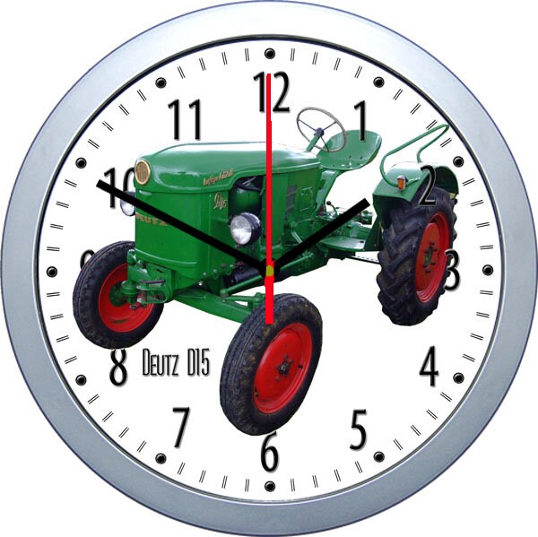 Horloge Murale Aluminium Widdop Avec Découpe Voiture De Sport 30 Cm - Idée Cadeau Noël