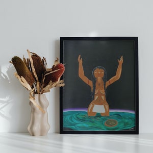 Taino indigenous Wall Art | Puerto Rico Art | Instant Download in Various Sizes