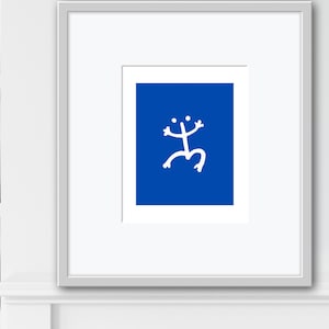 Royal Blue Coqui | Downloadable Art Print