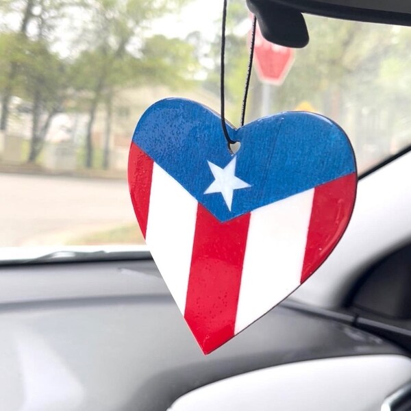 Puerto Rico Car Flag - Etsy