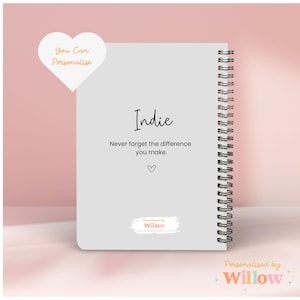 Personalised Student Nurse Notebook Gift, Staff Nurse, Nurse Planner, Nurse Graduation Gift, Nurse Notes Journal, Placement Gift. image 9