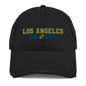 Distressed Los Angeles Embroidered Hat 