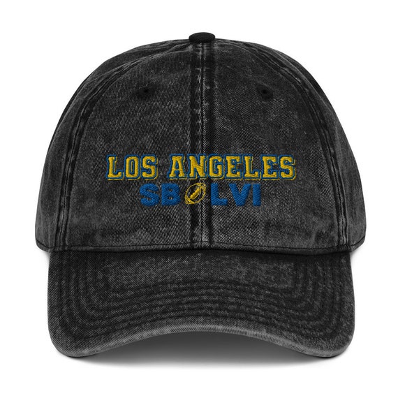 Distressed Los Angeles Embroidered Hat 
