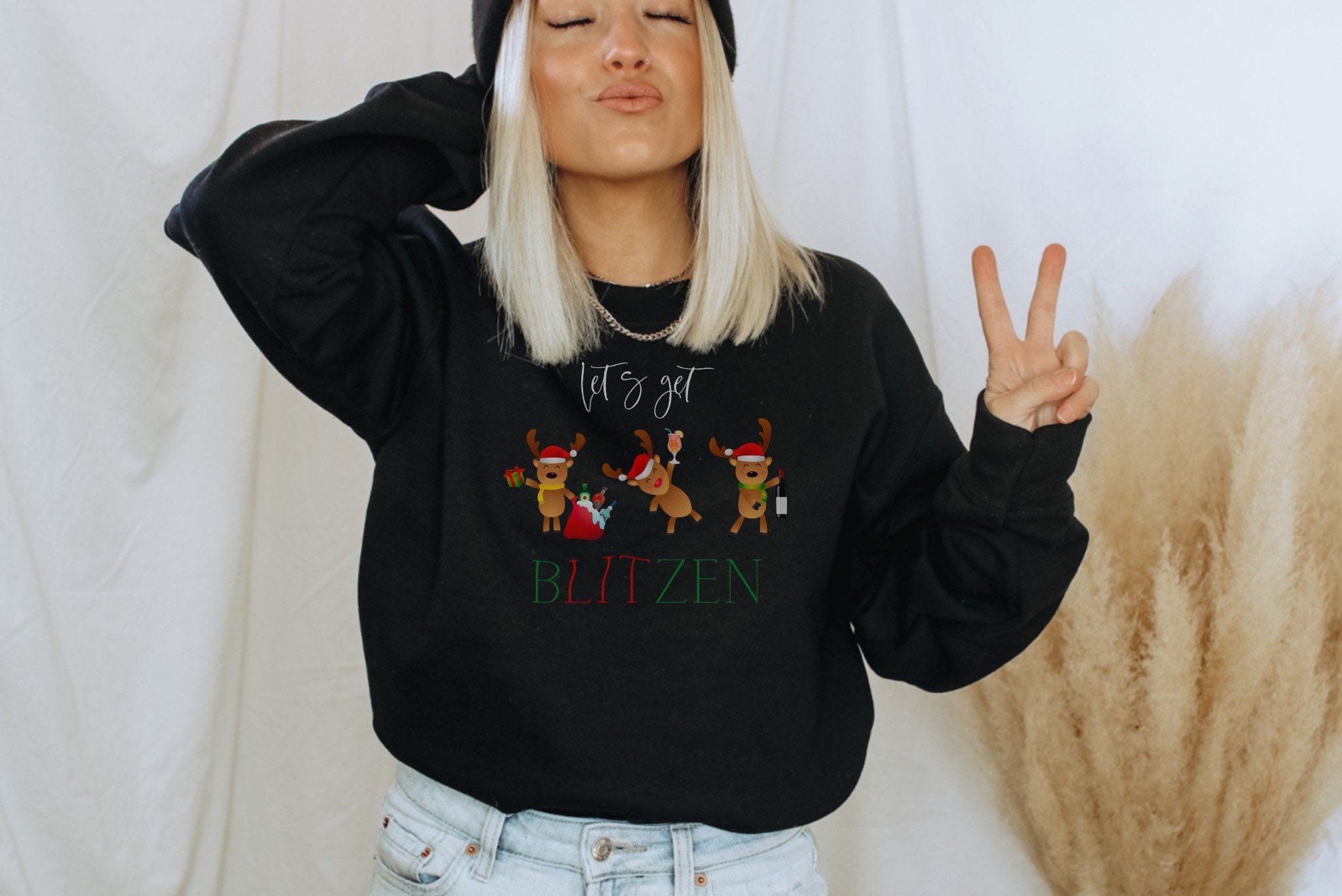 Let's get blitzen sweater cheap