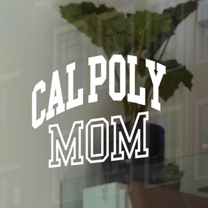 Cal Poly SLO, parent, autocollant en vinyle standard | Snowboard Motocross Moto Voiture VTT Vélo de course | Sticker imperméable