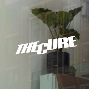 The Cure Band Logo Aufkleber - Perfekt für Fans & Sammler | Wasserfester Aufkleber