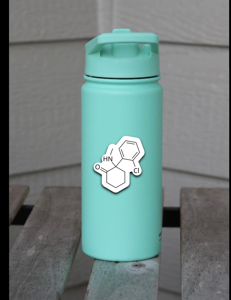 Propofol Molecule Sticker: Glossy Water-Resistant Vinyl image 10