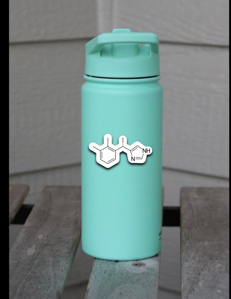 Propofol Molecule Sticker: Glossy Water-Resistant Vinyl image 8