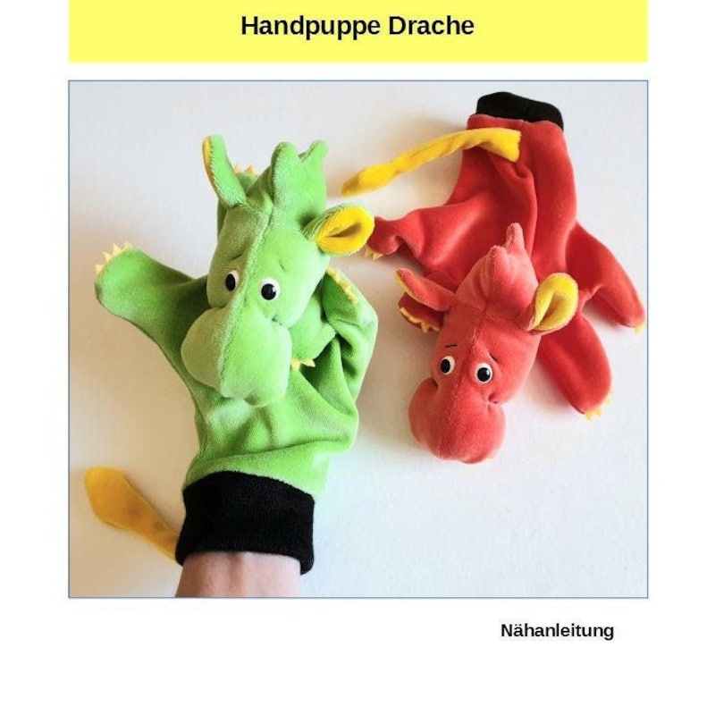 Hand Puppet Pattern Etsy