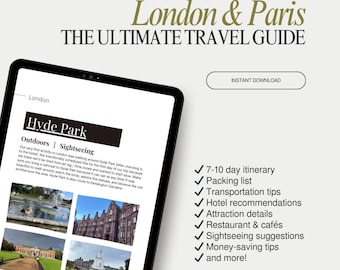La guida turistica definitiva / Londra e Parigi / Pianifica la tua vacanza europea / PDF di oltre 50 pagine