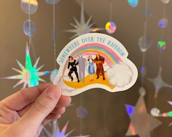 Wizard of Oz Sticker/Suncatcher: Dorothy, Scarecrow, Lion, Tin Man