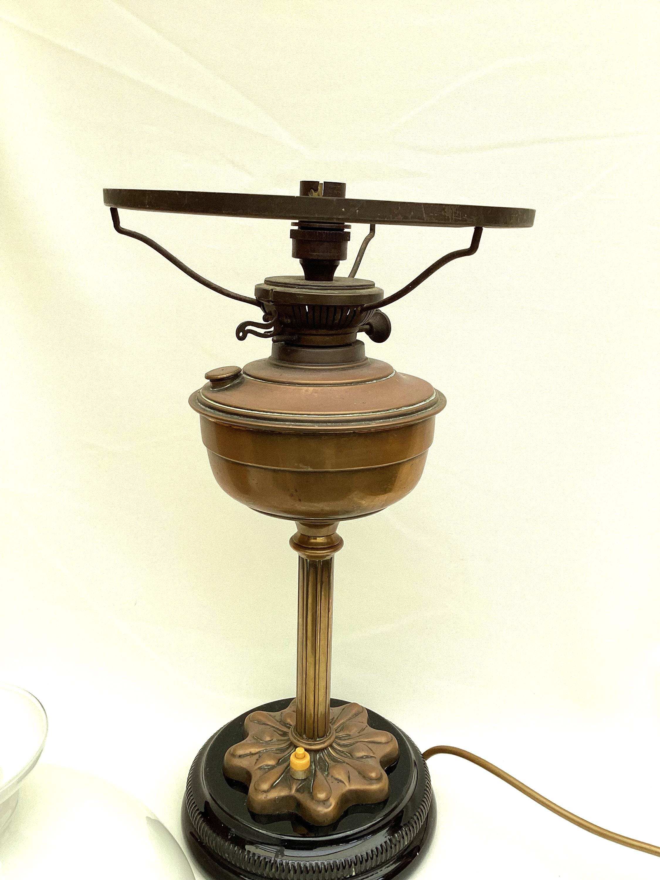 Antique Electric Table Lamp. H.58cm - Etsy