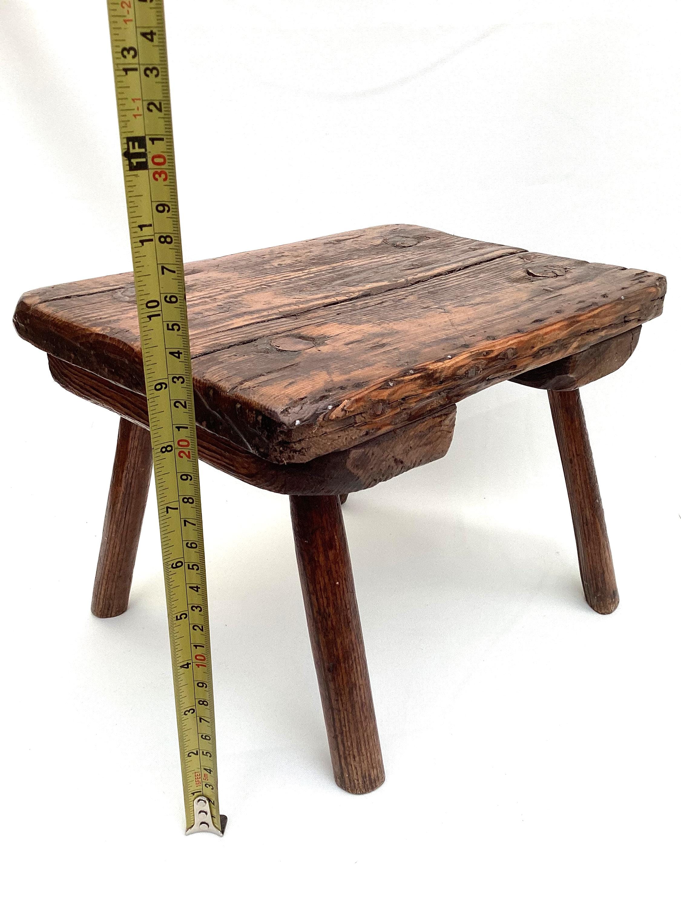 Antique Primitive Stool. Lower Stool. Footstool - Etsy