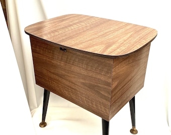 Vintage Formica Sewing Box Table, Tea/Coffee Table