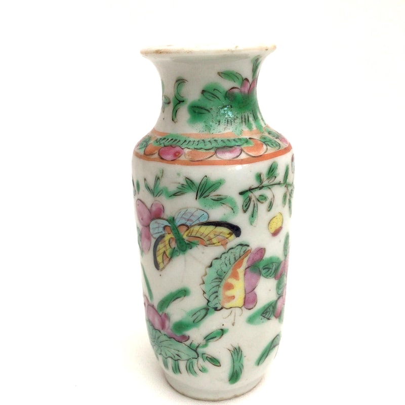 Antique Rose Famille Canton - Etsy UK