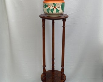 Antique Hardwood Plant Stand, Display Stand, Ornament Stand