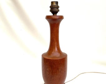 Vintage Teak Danish Style Table Lamp.  H. 32cm
