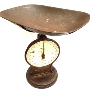 WWII British Army Scale: Salter Trade Spring Balance 20 LB, No. 50T