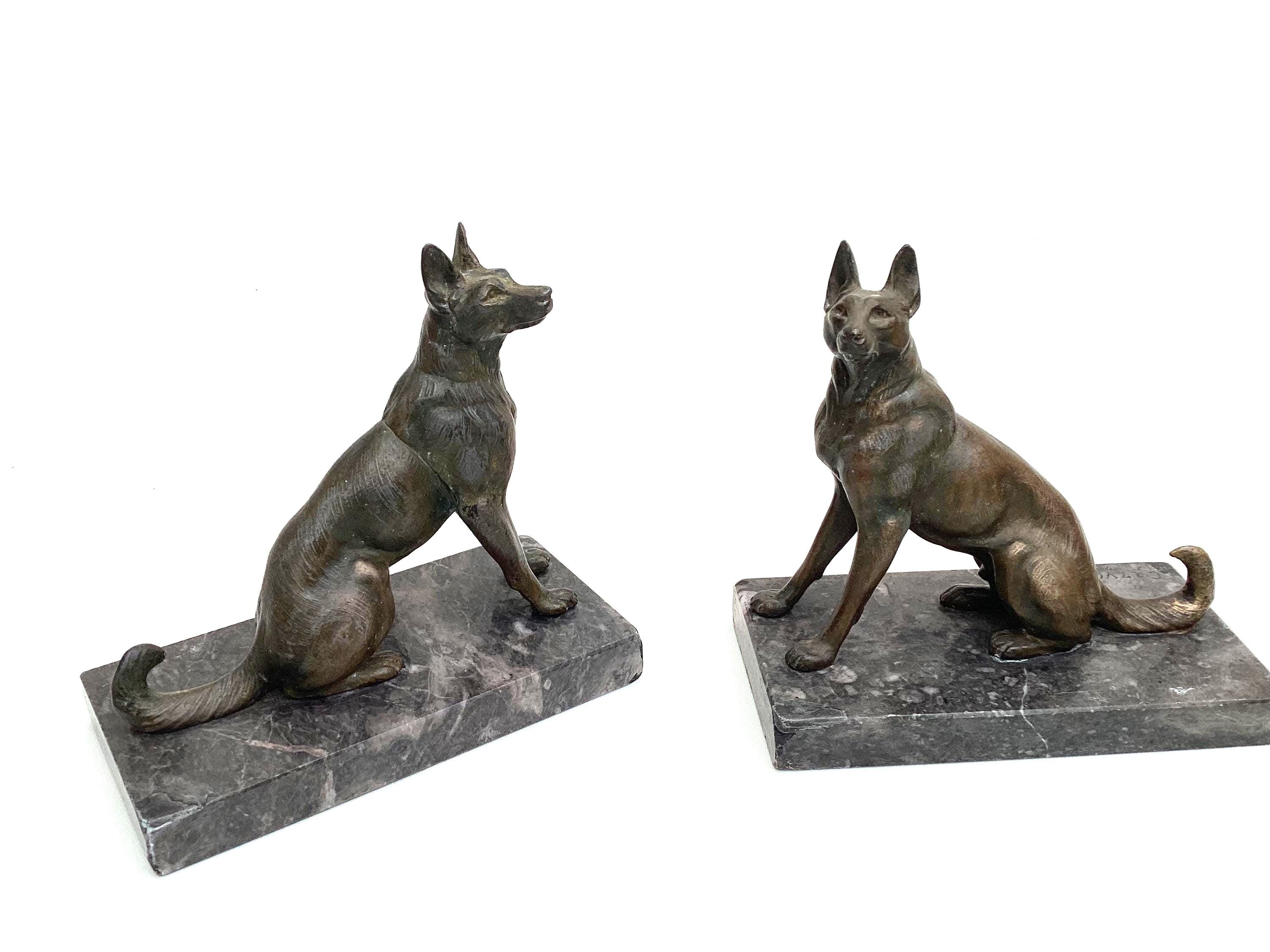 ジュール・モワニエ Hunting Dog on Pointブロンズ彫刻　犬 ジュール・モワニエ Hunting Dog on Pointブロンズ彫刻 犬