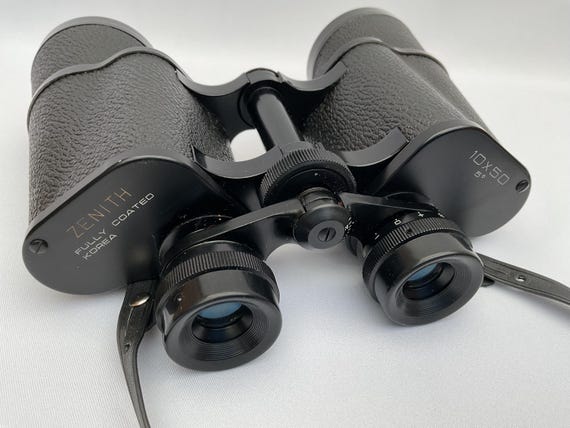 Vintage ZENITH Binoculars. 10x50 Fully Coated - Etsy