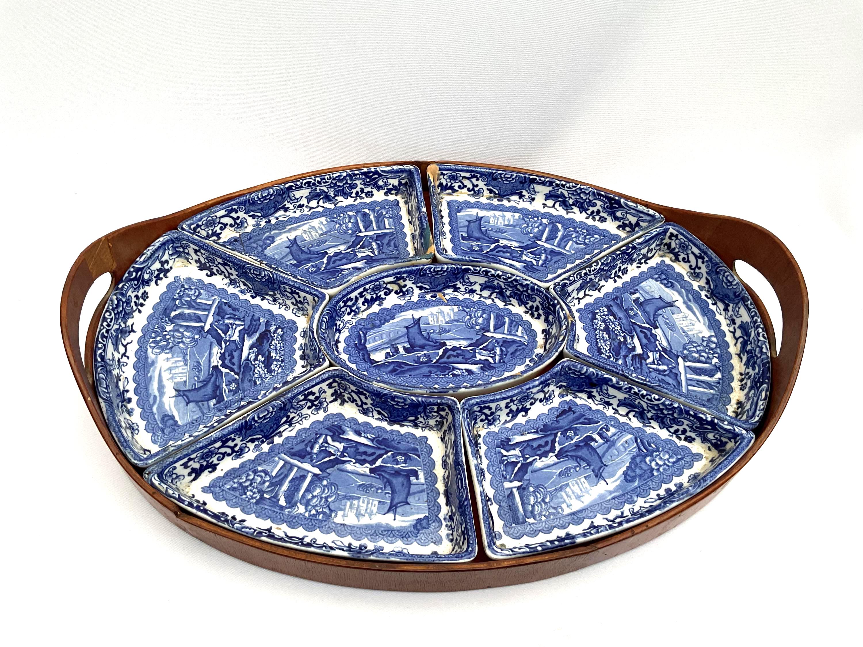 Antique willow dish - Etsy 日本