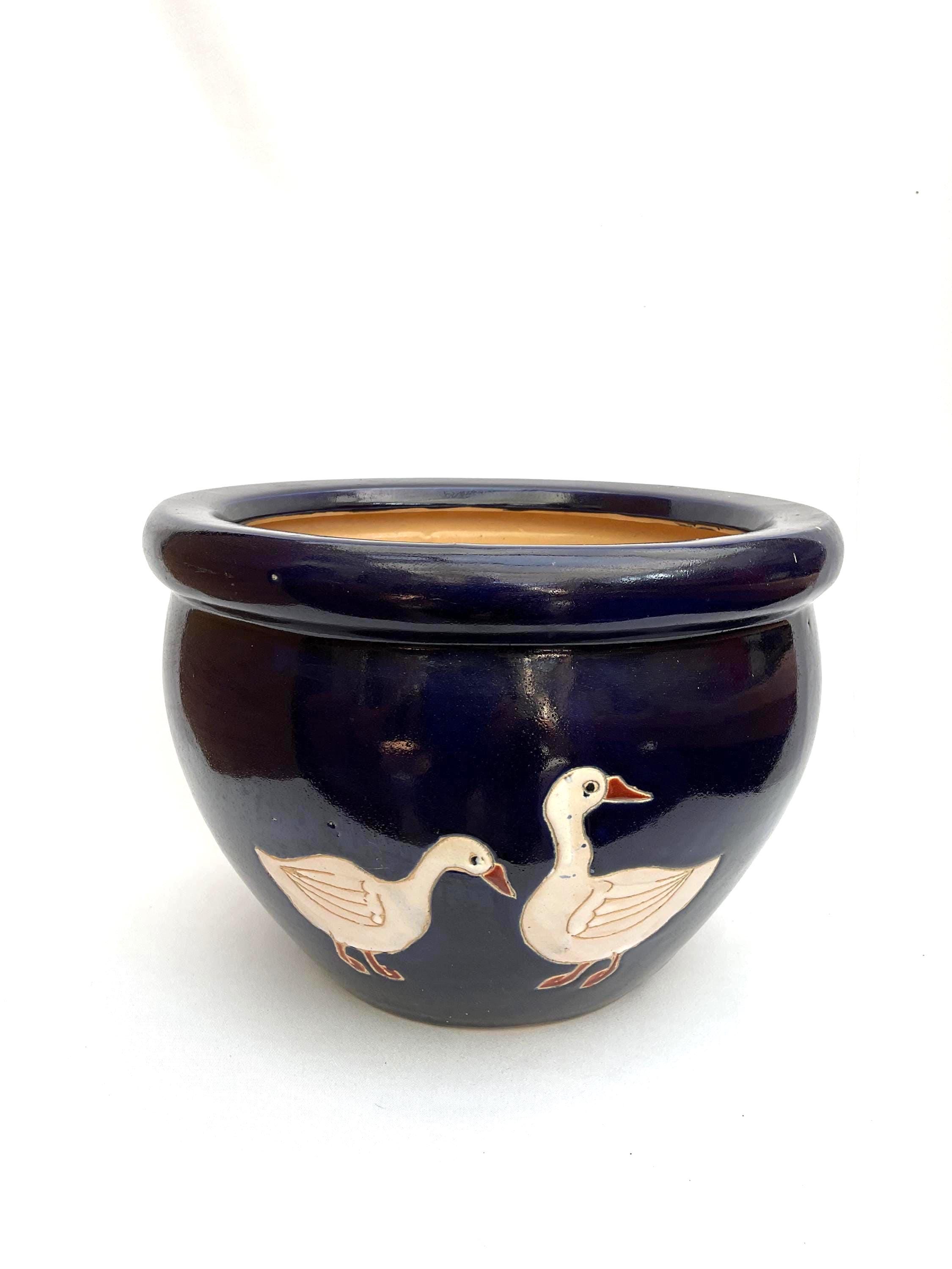 大型ヴィンテージ ダック デコレーション ジャルディニエール