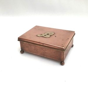 Vintage Solid Copper Small Box