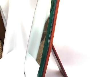 Midcentury ArtDeco Table Bevelled Mirror