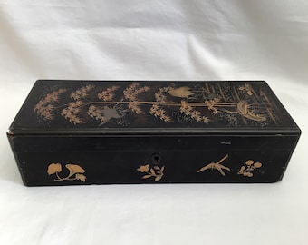Antique Japanese Gilt Lacquer Box